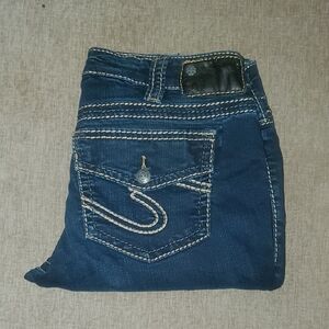 Silver Jeans Women's Skinny Jeans - Dark Blue